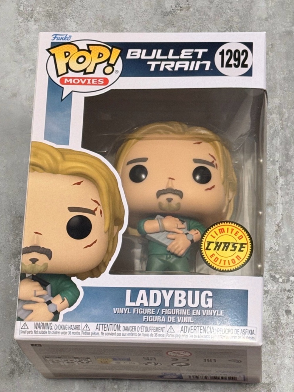 Funko Pop! Ladybug (Green Outfit, Blonde Hair) Bullet Train #1292 Chase
